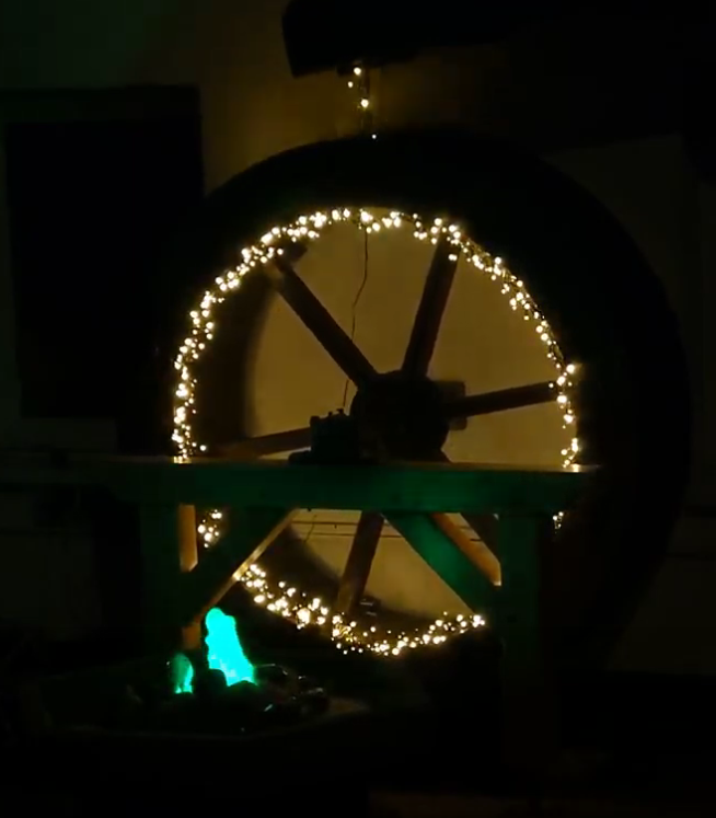 Magischer LED-Brunnen